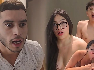 Lil_Timy romps his stepbrother's Fixture together with takes a significant blast on his glasses
