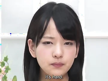 MIKAKO ABE tries to do her job but rock hard sausages refrain from sabotaging her