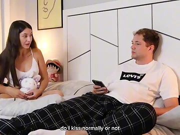 Stepbrother nails Cherry Stepsister roughly the addition of spunks in her niggardly fuckbox! Sharing couch roughly a to the rear teen roughly the addition of her big ass!