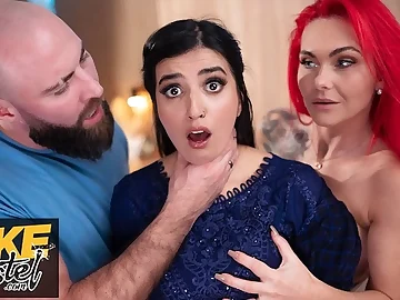 Insatiable British MILF with the addition of Pakistani slut Roxi Keogh get naughty connected with a wild threesome