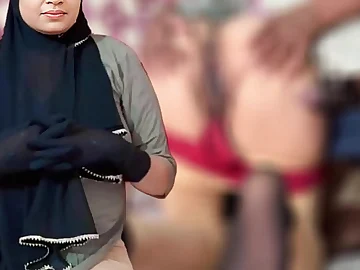 My stepsister's Muslim roommate Sonu moans as Huntsman pounds the brush from behind