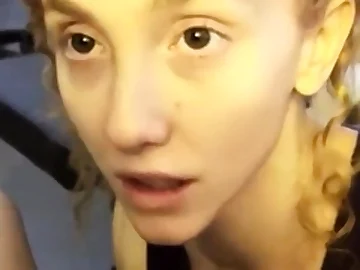 Redhead Slut Deepthroat Blowjob