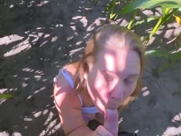 Chubby Natural Busty Blonde Teen Anal Fucked Outside