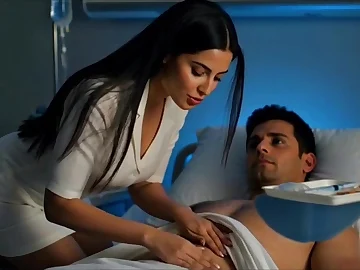 India's cock-squeezing vulva gets opened up unsparing by Mind a look after Filled Patient's tongue