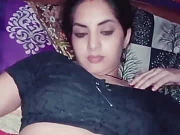 Monu, the horny Indian teen, fucks her stepbro in Hindi & takes his blast in her mouth